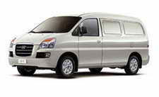 <p>9-passenger family Van with manual transmission (T/M) and air-conditioning.</p>